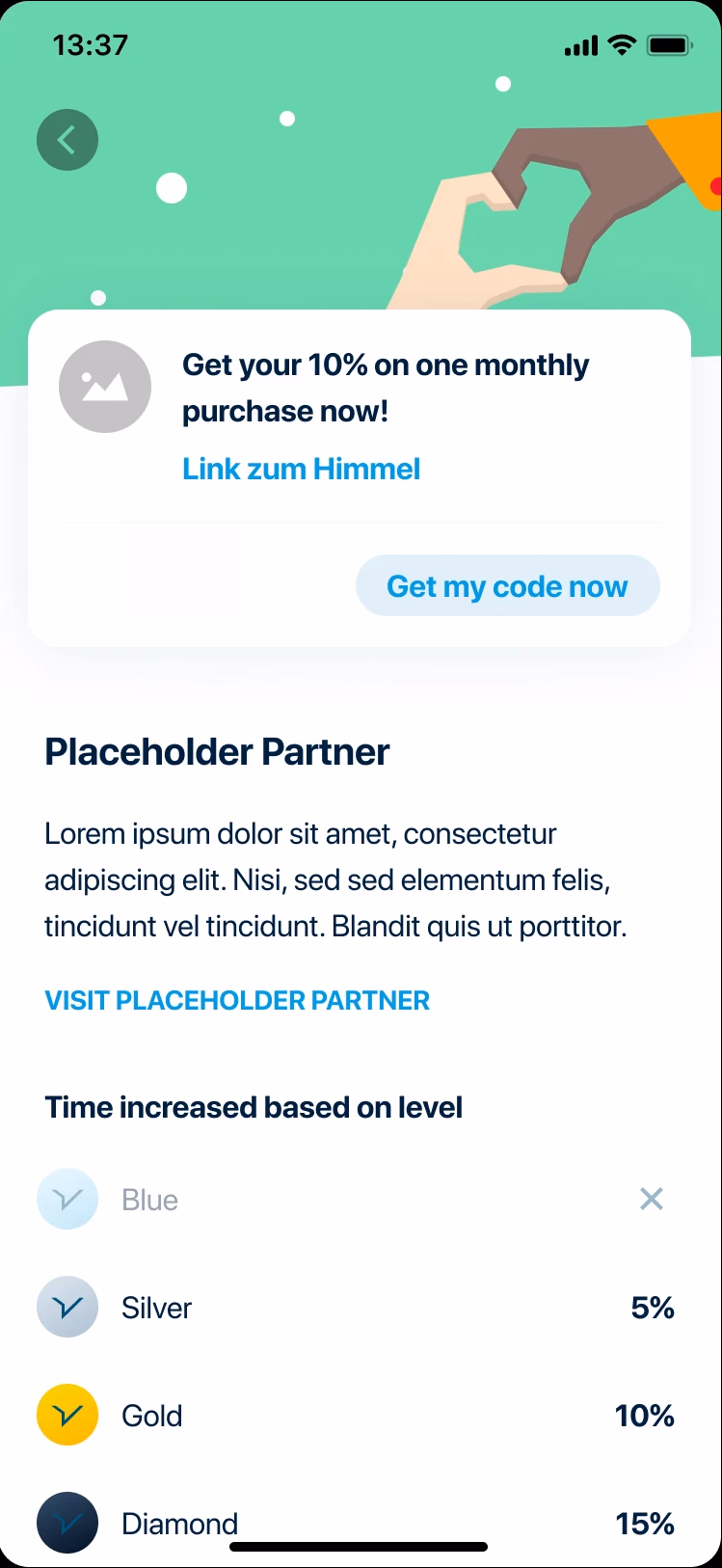 Iteration 2 — reward presentation screen 2